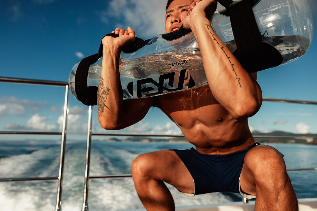 Aqua Bag Workout: 15 Exercises to Get You Started – Fluid X Limited